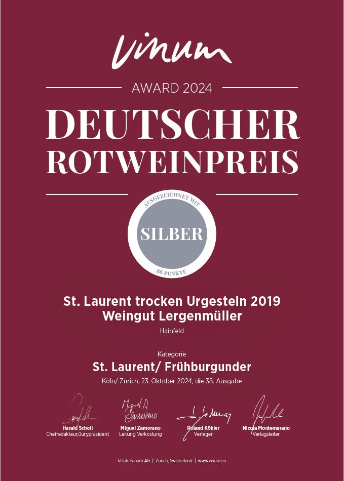 Urgestein - St.Laurent trocken